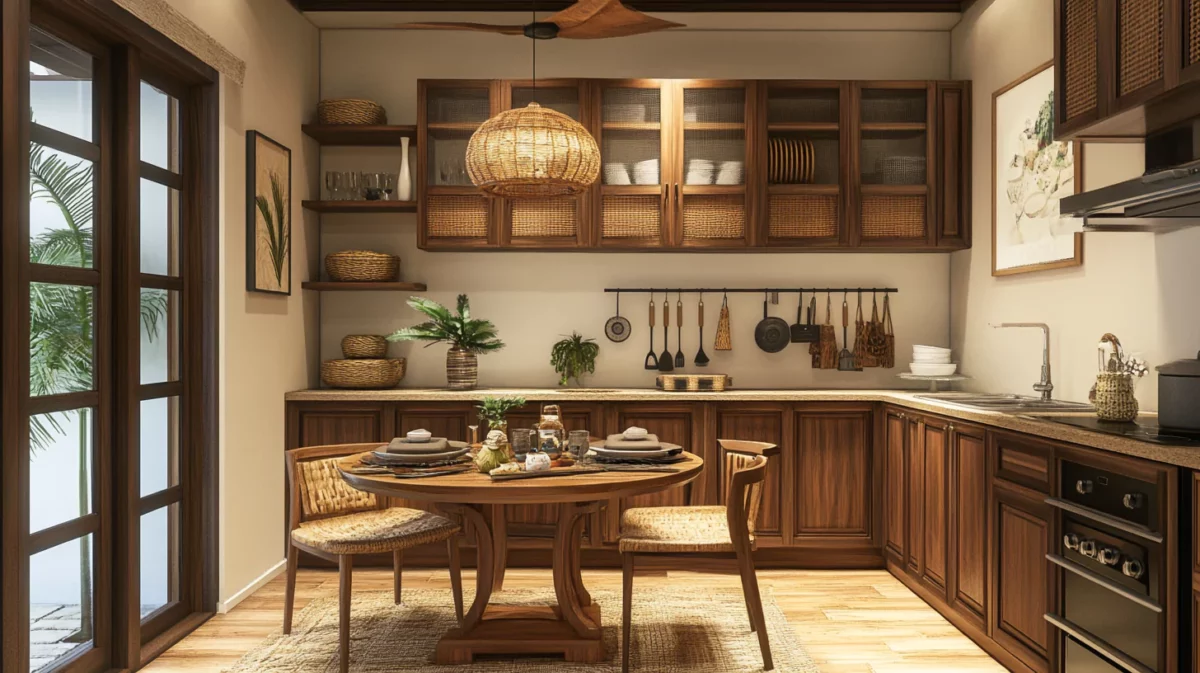 Low Cost Simple Filipino Nook Kitchen Design