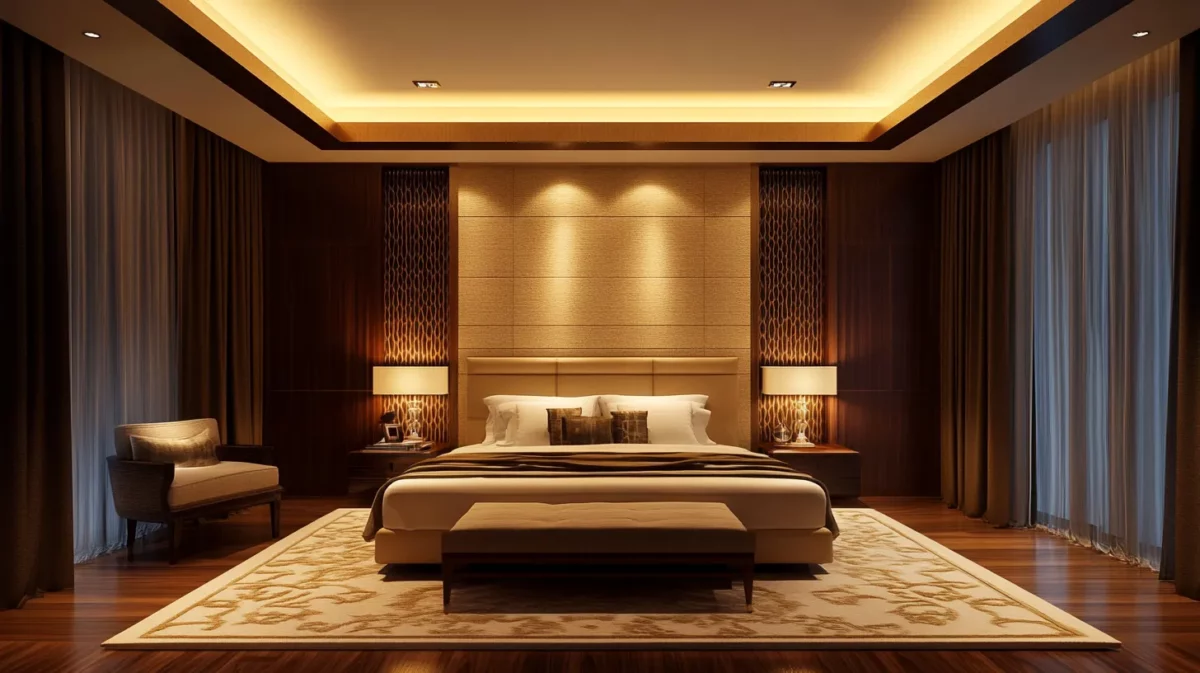 plus minus pop ceiling design for bedroom