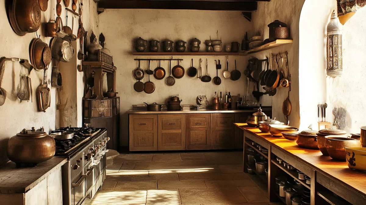 traditional indian style modular kitchen