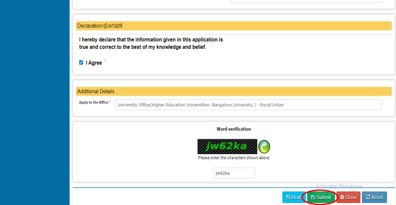 verify the details for a new e khata online registration