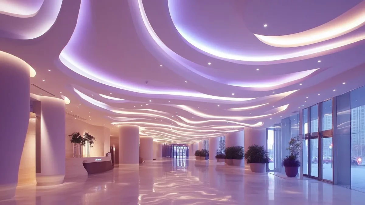 Gypsum Board Simple Fall Ceiling Design for Main Hall