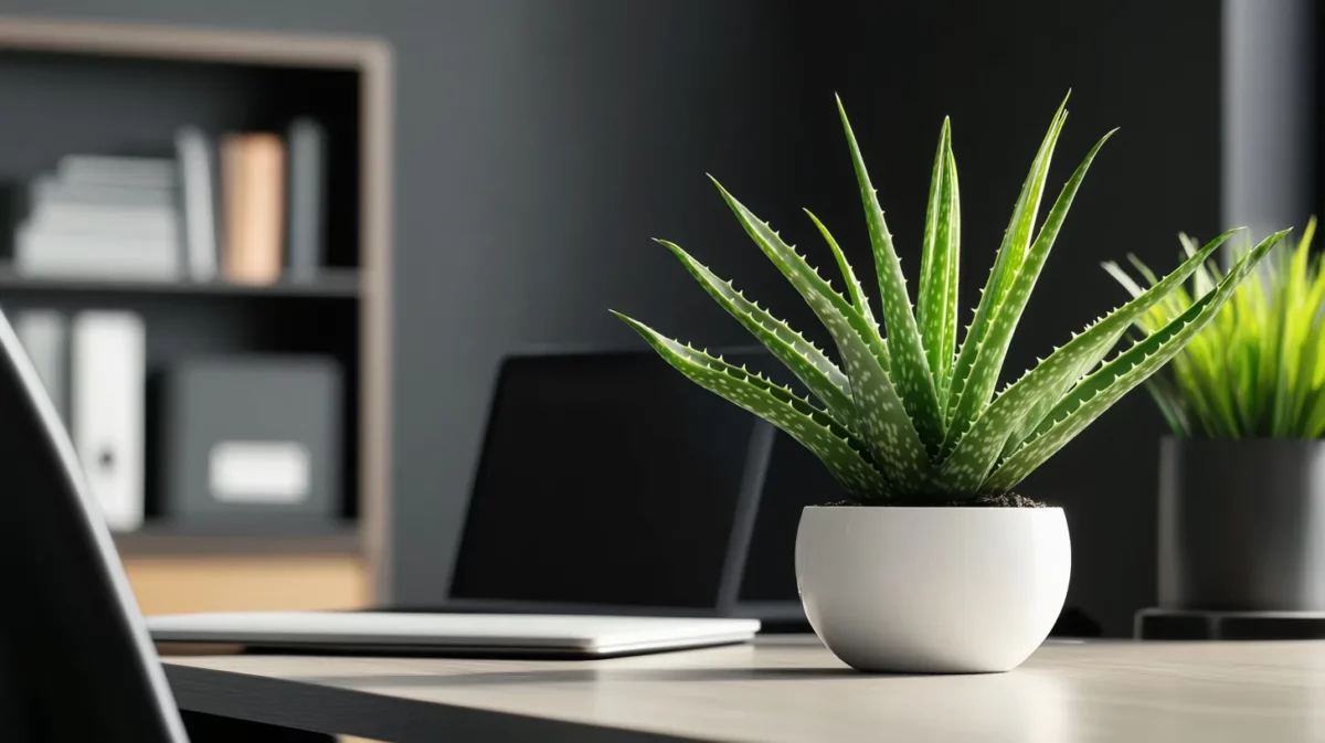 aloe vera for office desk