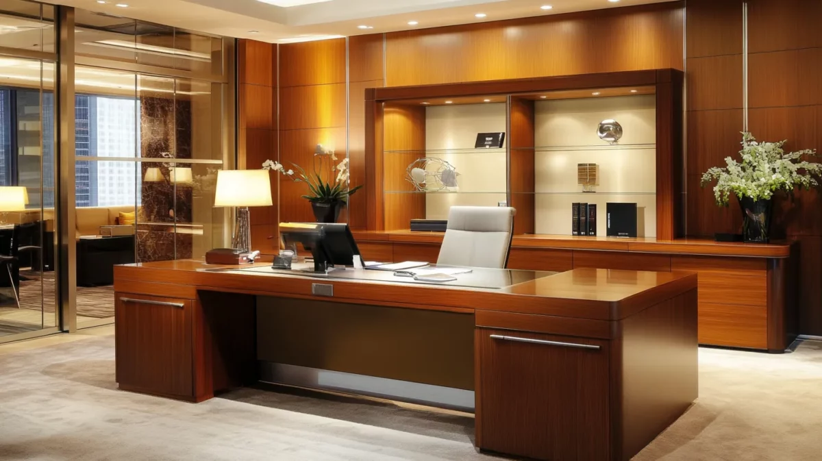 executive office counter system table design