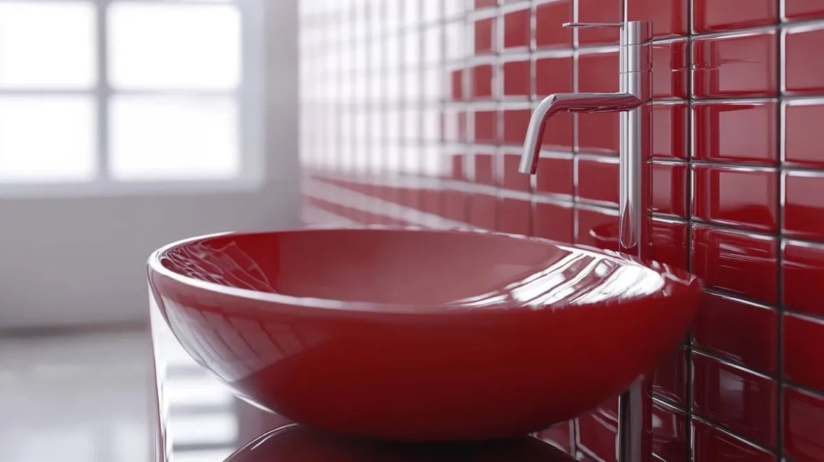 glass tiles for small hall wash basin