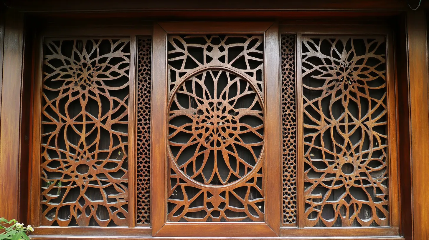 indian style simple jali door design