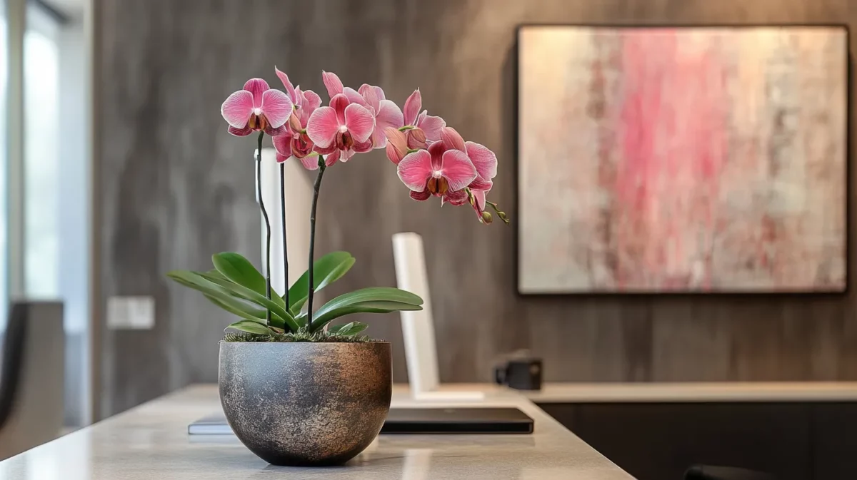 orchid plant for office desk