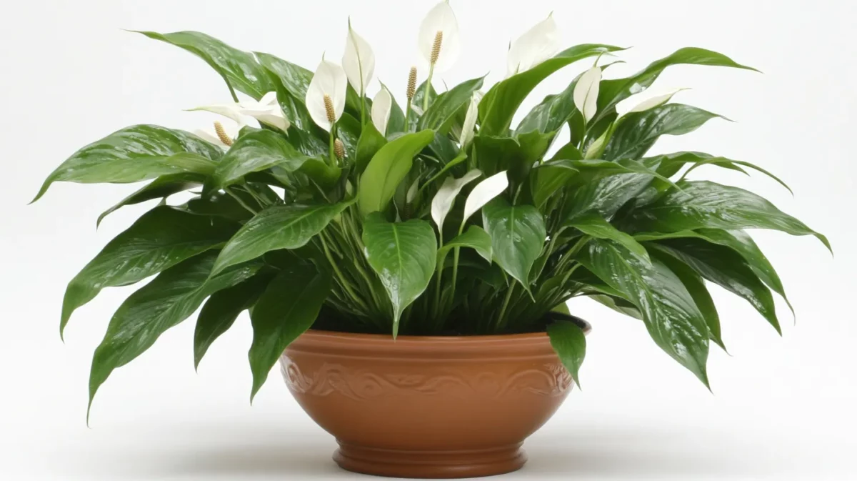 peace lily for office desk