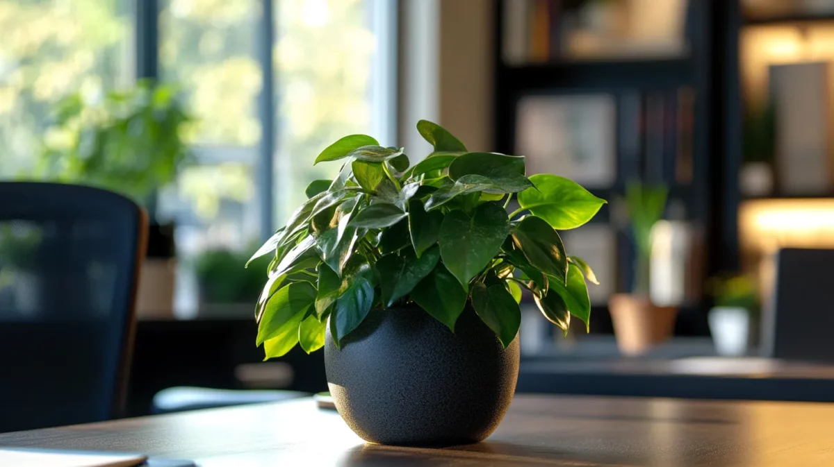 philodendron plant for office desk