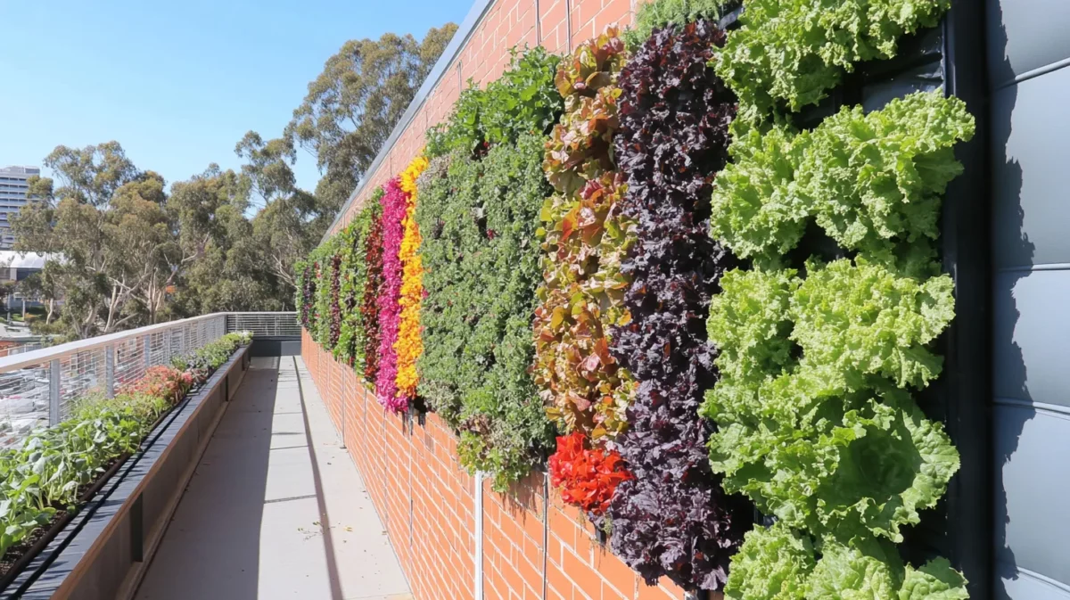 vertical planting systems rooftop design idea