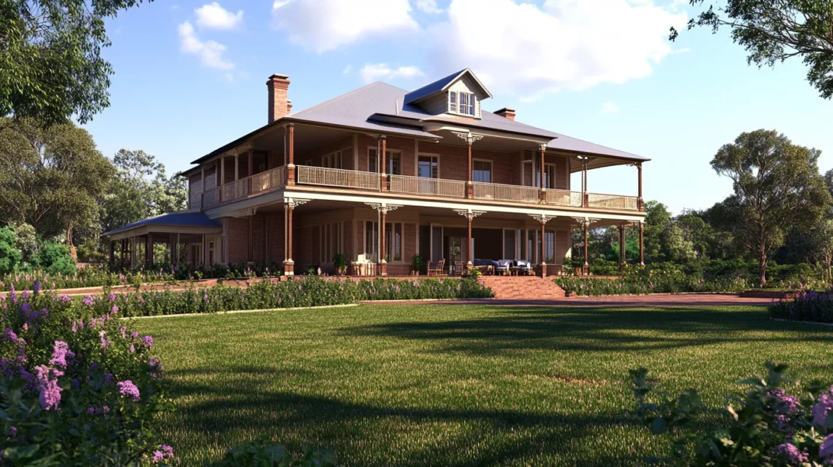 3 floor heritage homestead house design