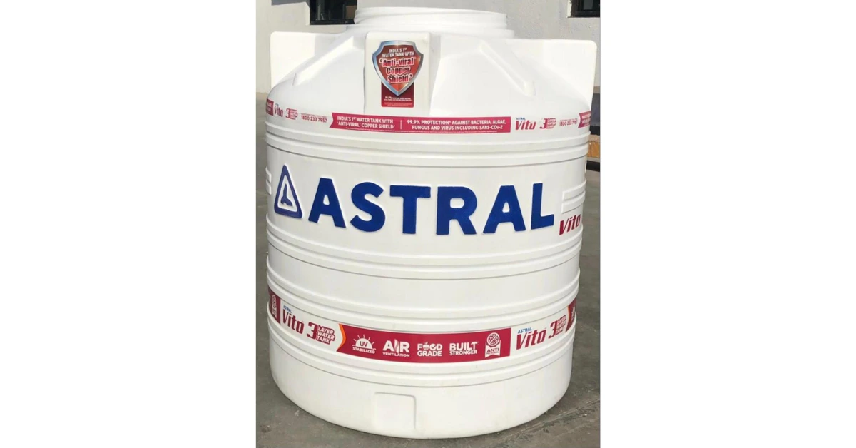 astral 500 litre water tank price in india