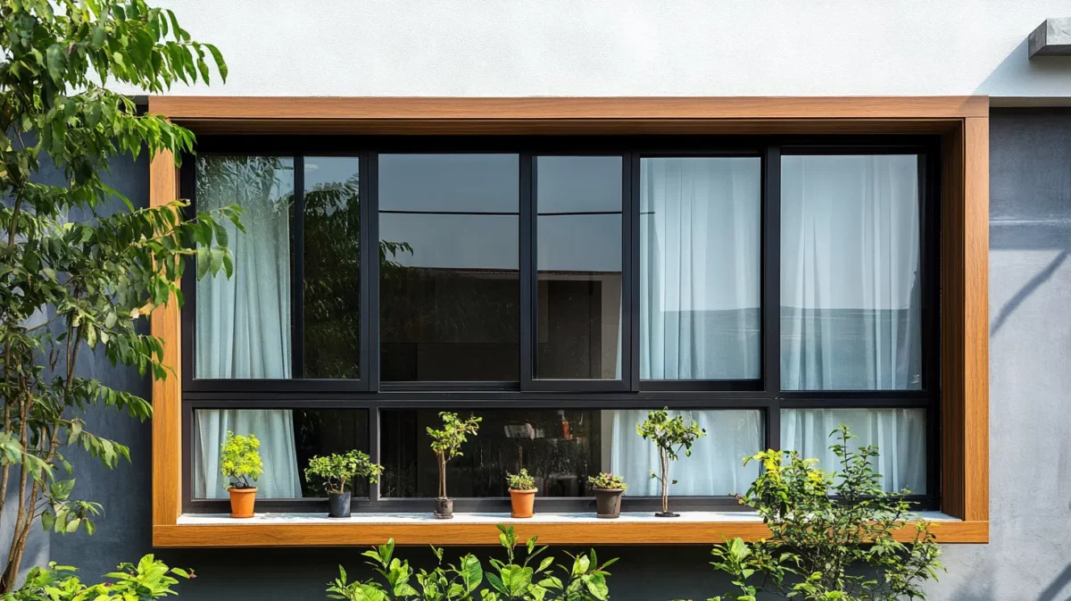 minimalist aluminum window design