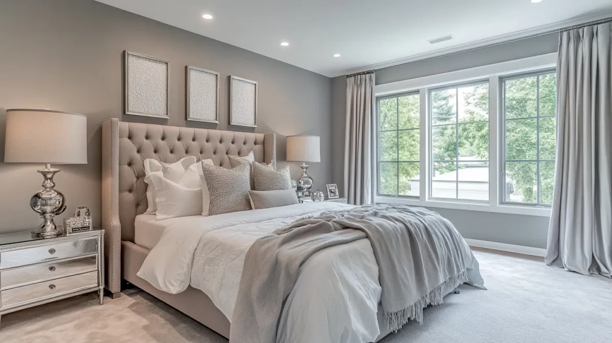 soft grey with silver north west bedroom colour as per vastu