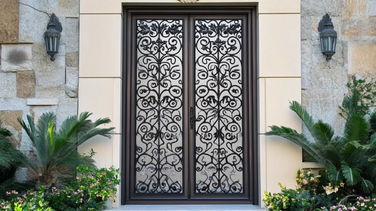 traditional wrought iron main door grill designs for flat