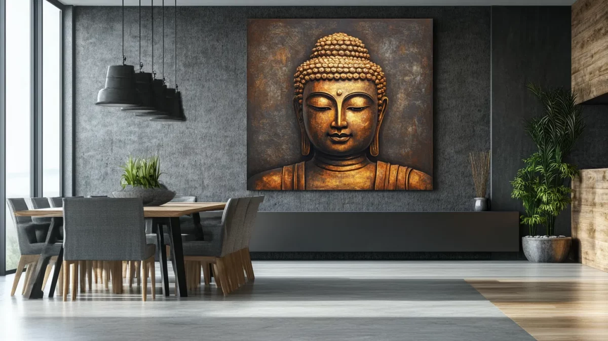 buddha painting for dining room as per vastu