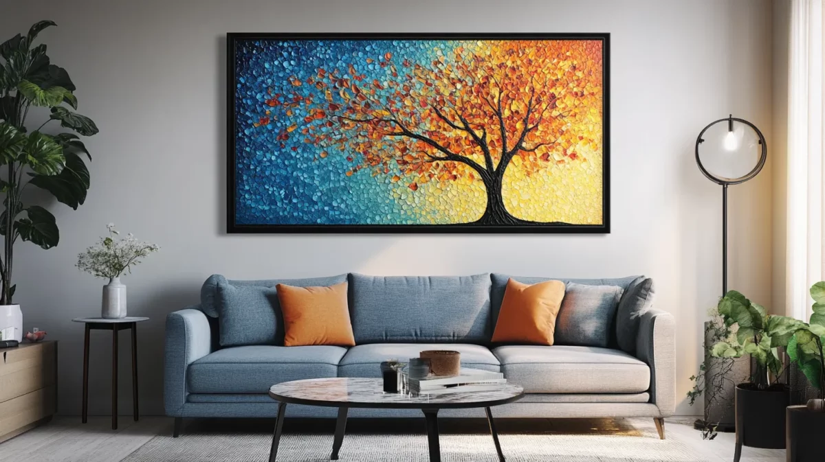 budding tree vastu painting for east wall