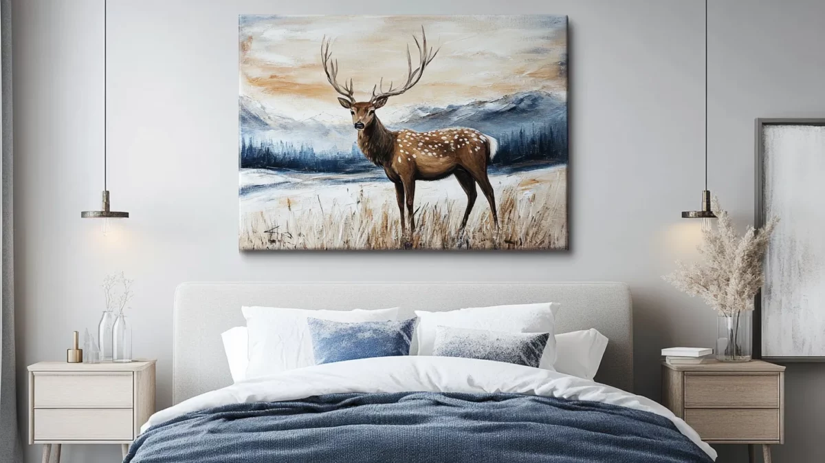 deer painting in bedroom as per vastu