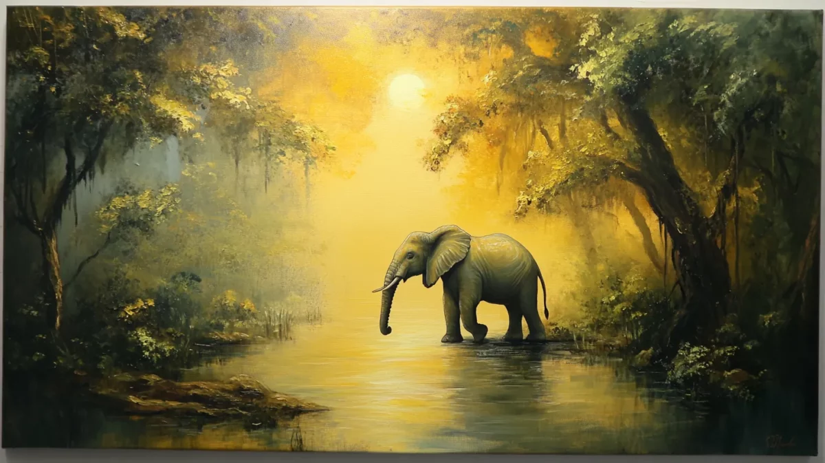 elephant painting in bedroom as per vastu