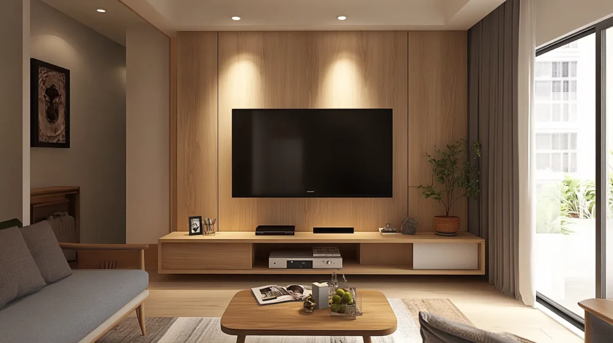 floating tv panel design