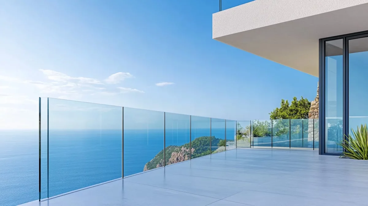 frameless glass railing design ideas