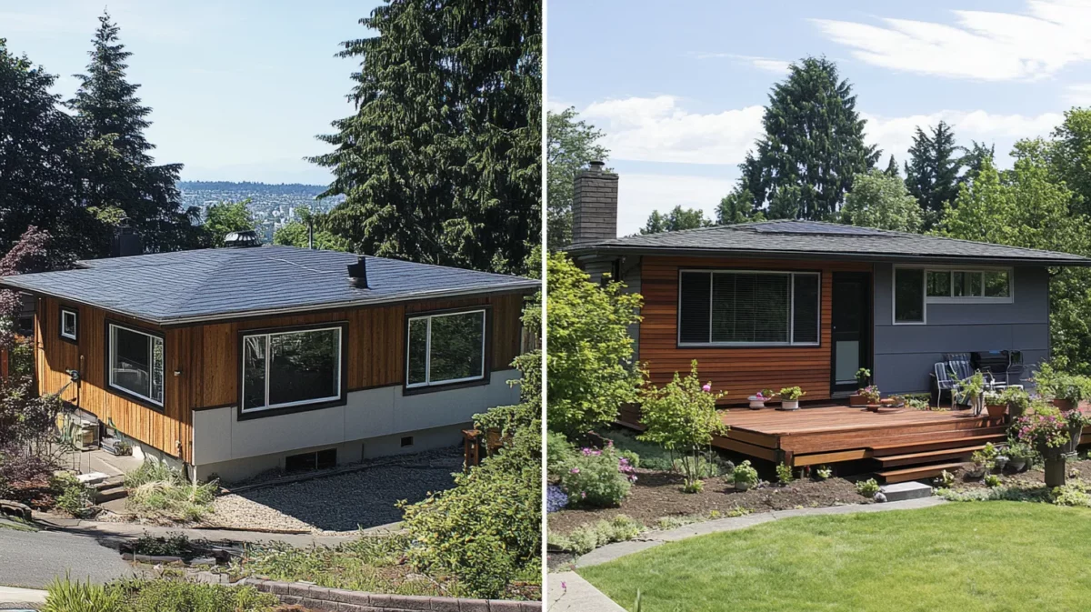 green roof garden house remodel idea