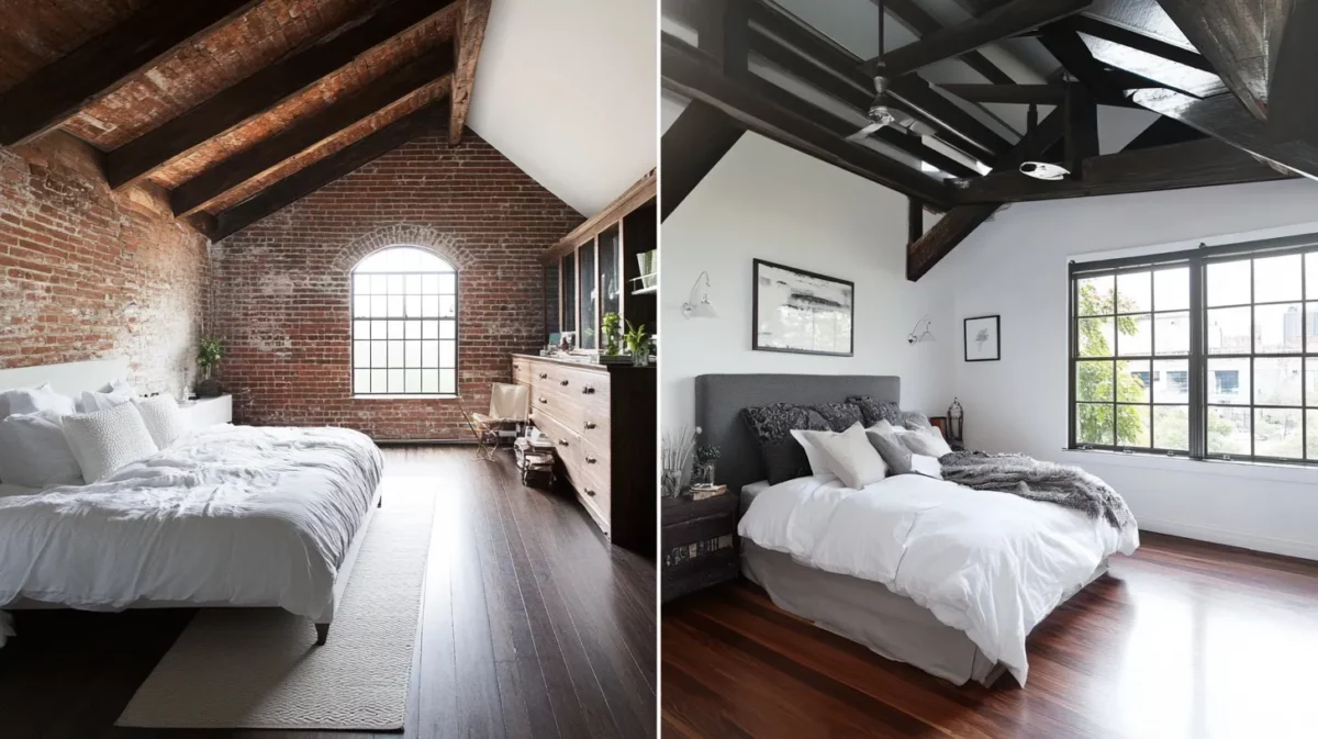 loft style bedroom house remodel idea