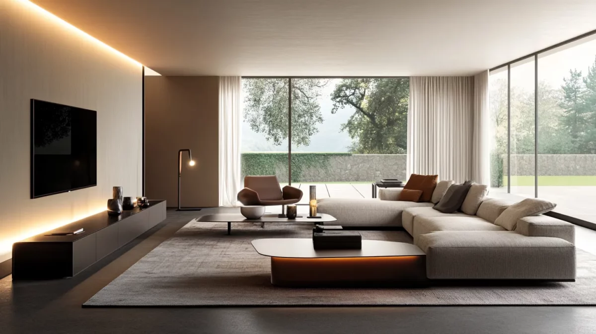 minimalism modern living room interior design