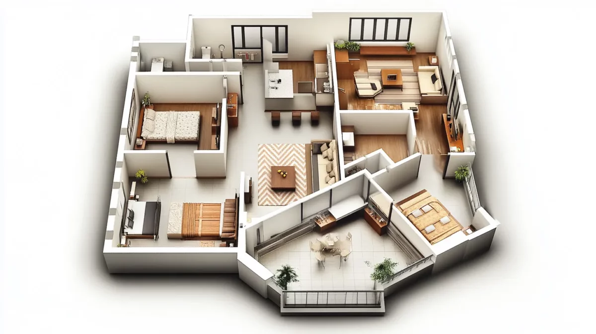 modern west facing 2 bhk house design as per vastu