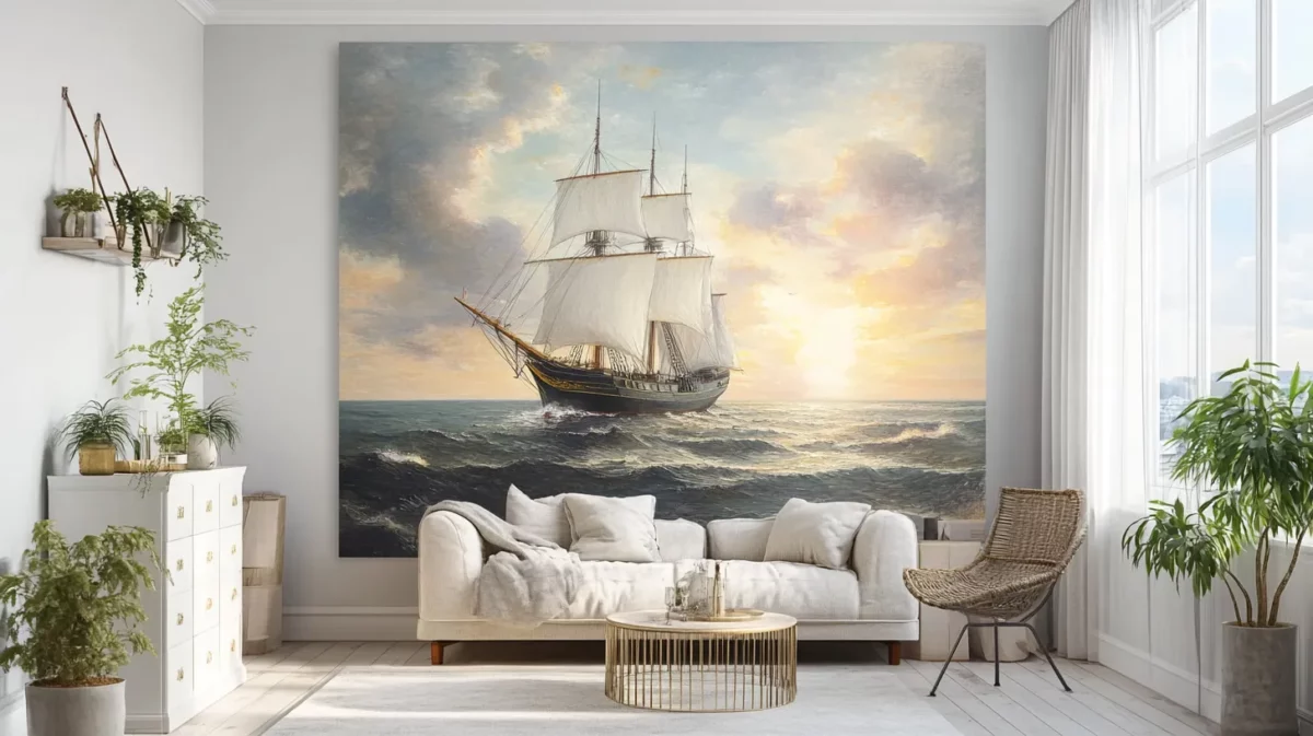 ocean horizon vastu painting for east wall