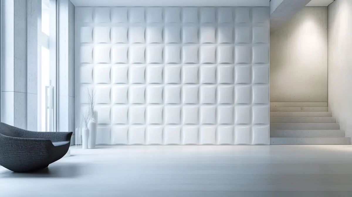 serene white pvc wall panels for a calming effect