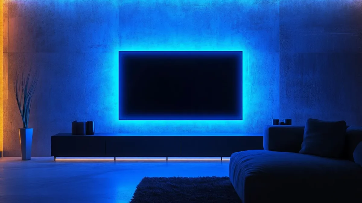 sleek modern led tv panel design