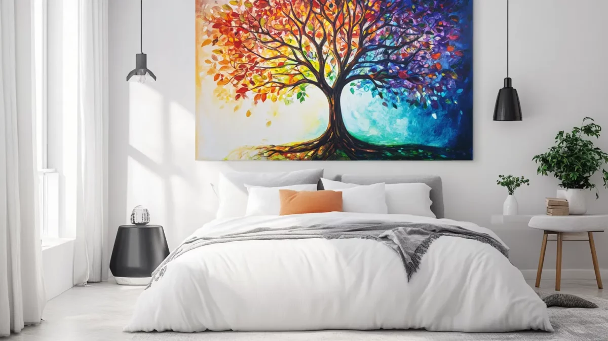 tree of life painting for bedroom as per vastu