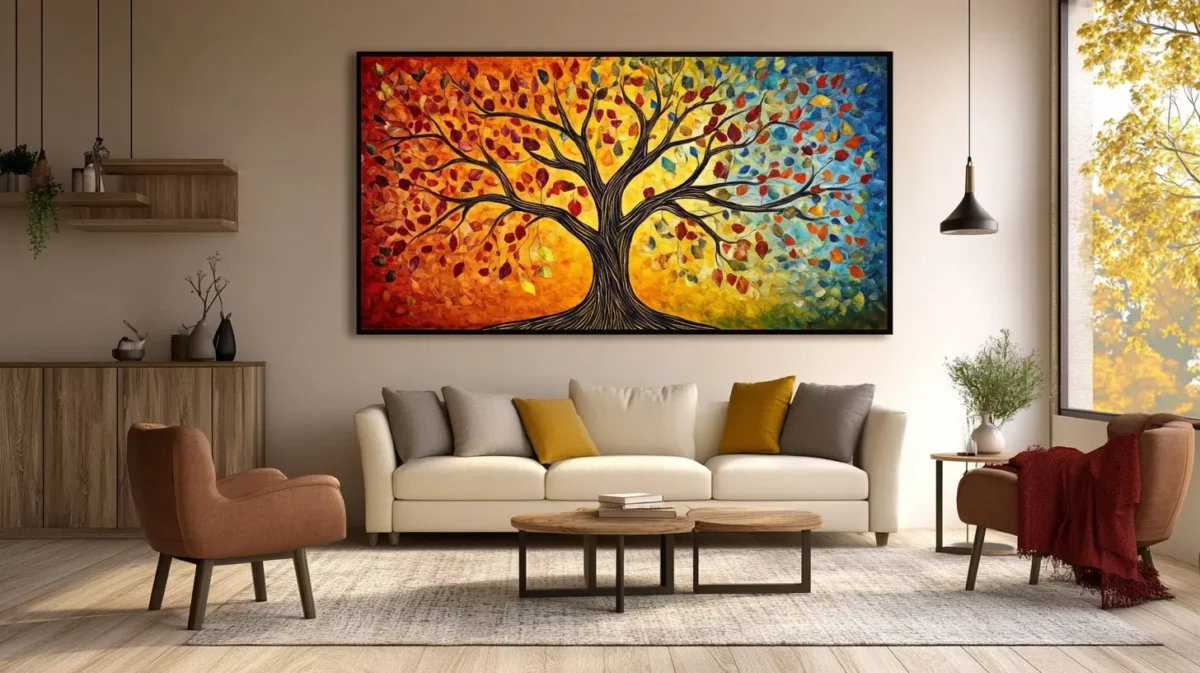 tree of life vastu paintings for north east wall