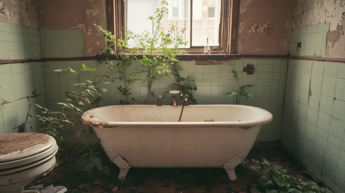 vintage glam bathroom remodel idea for old house