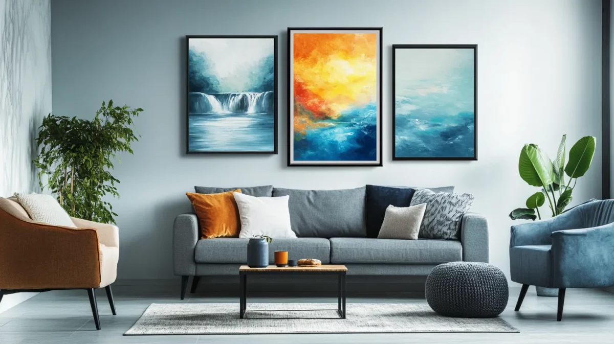 water themed paintings for north wall vastu