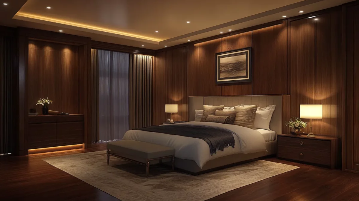 wood grain pvc wall panels for bedroom