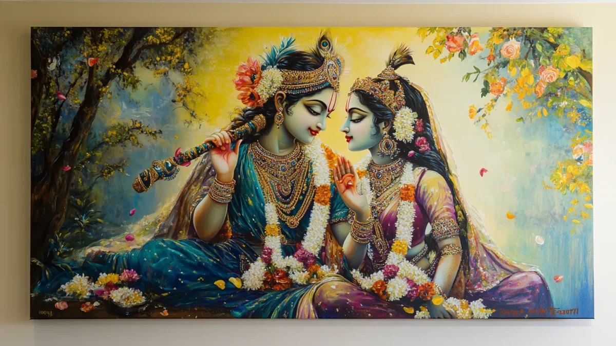 radha krishna painting for bedroom as per vastu