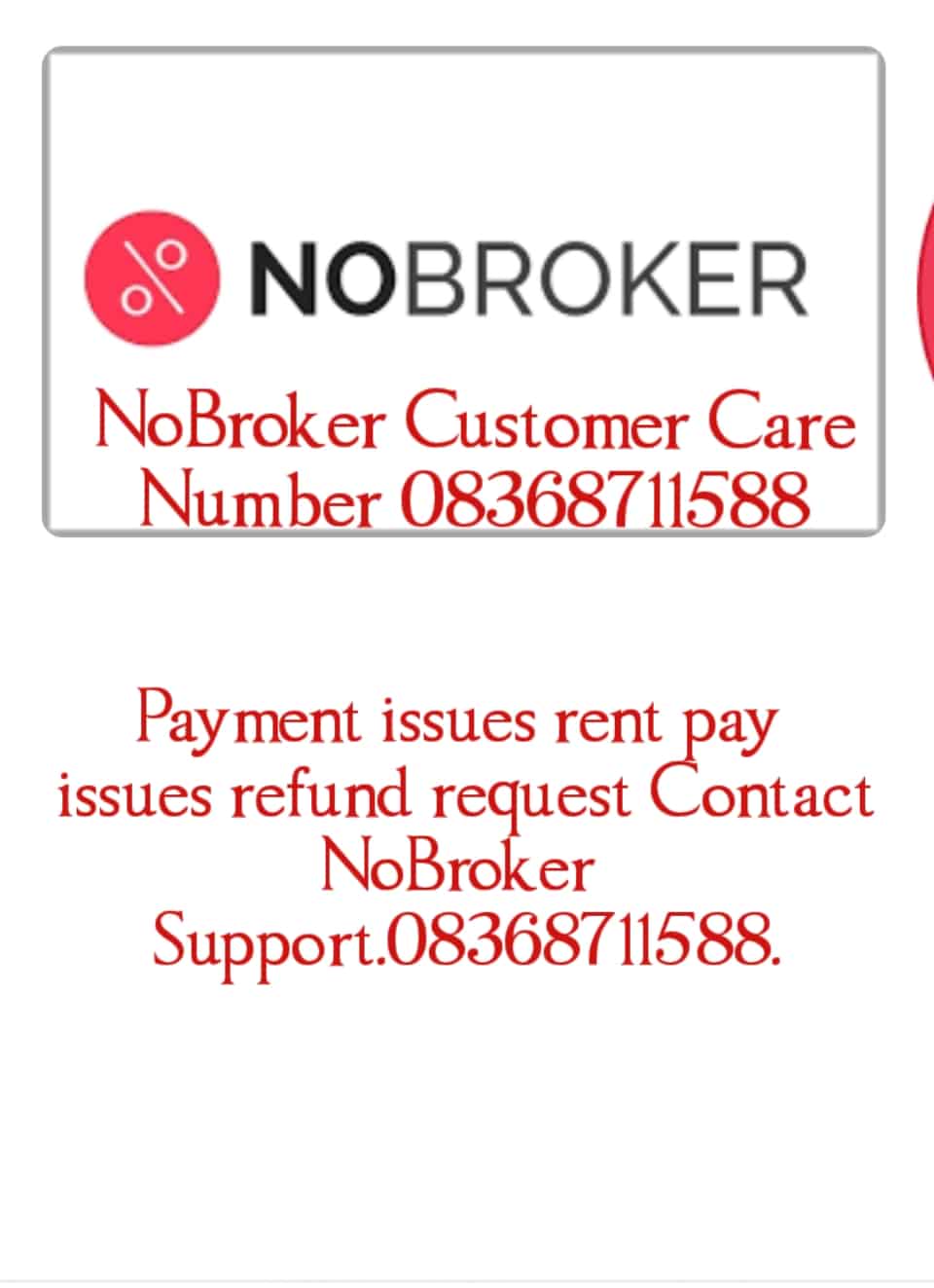 What Is Nobroker Customer Care Number